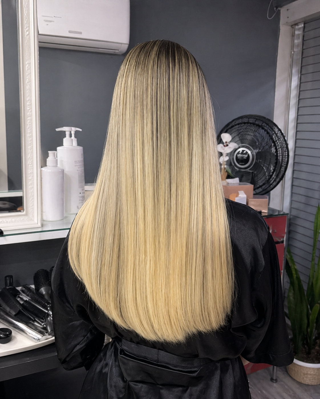 Resultado de cabelo em salão